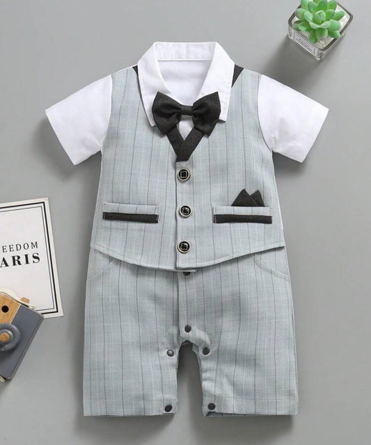 Traje gris de bebé Niño