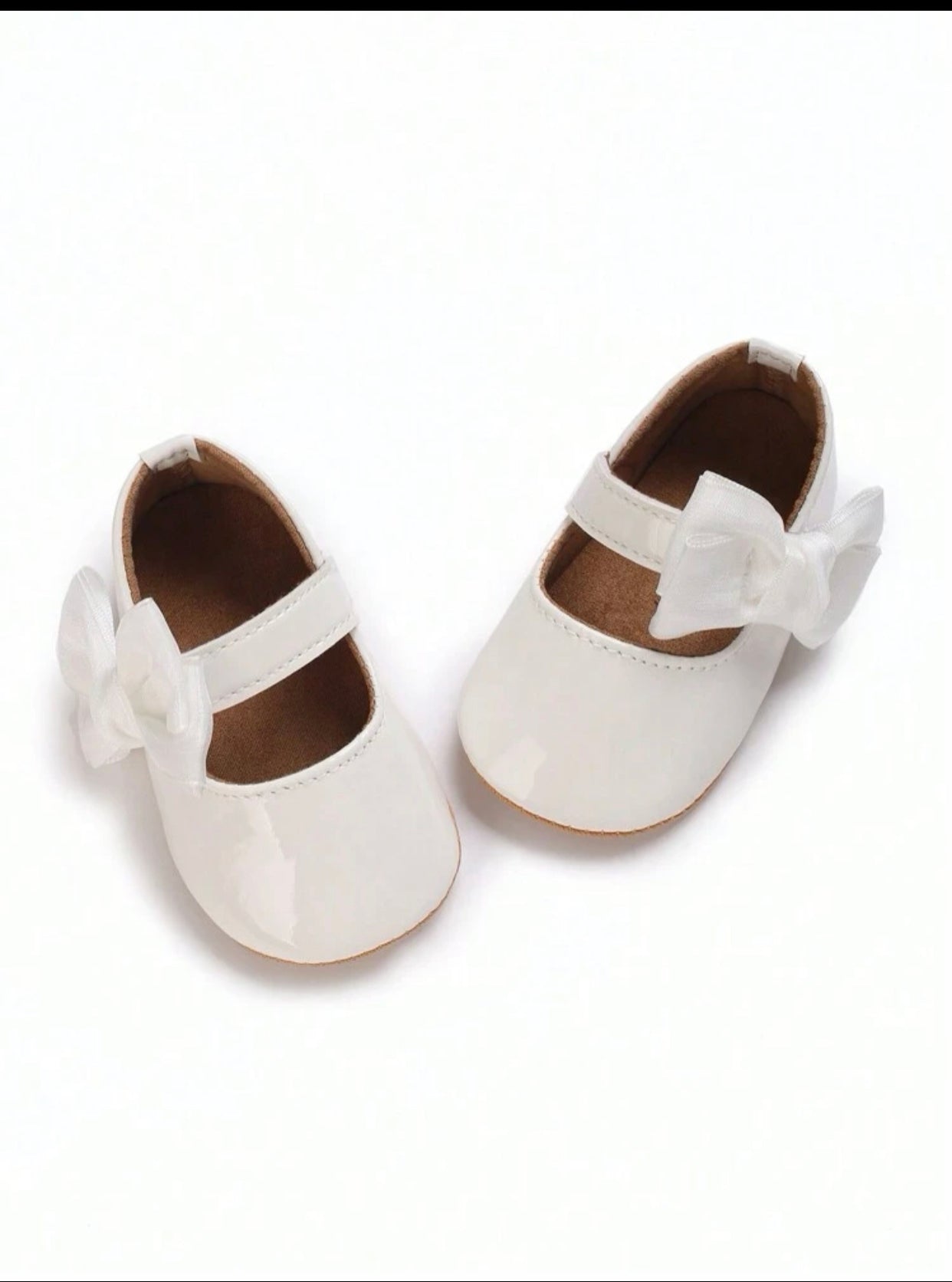 Zapato blanco para bebé niña