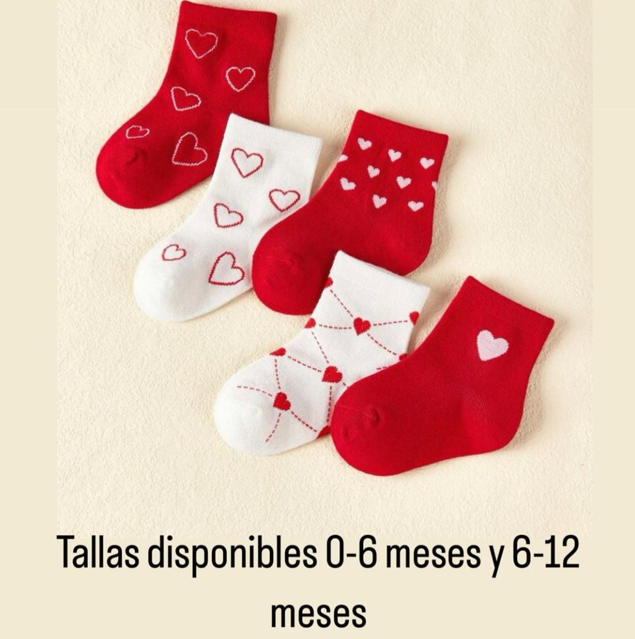 Calcetines de corazones